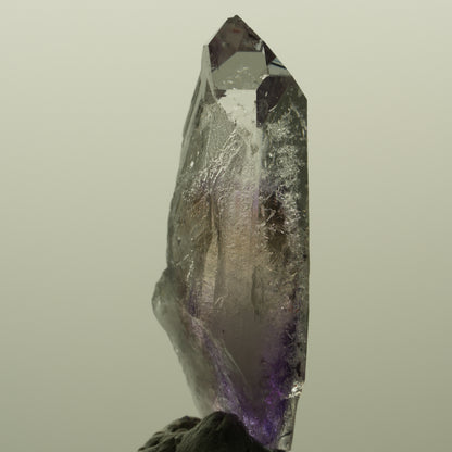 Harlekin Lemurian Phantom Amethyst mit Prehnit Streep Mine, Namibia 46*18*11mm #15190