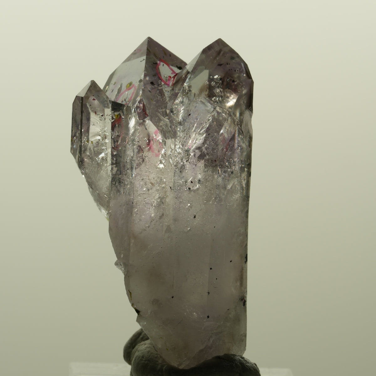 Enhydro Harlekin Skelett Phantom Amethyst, Epidot, 2x Blase Streep Mine Namibia 45*24*21mm #15192