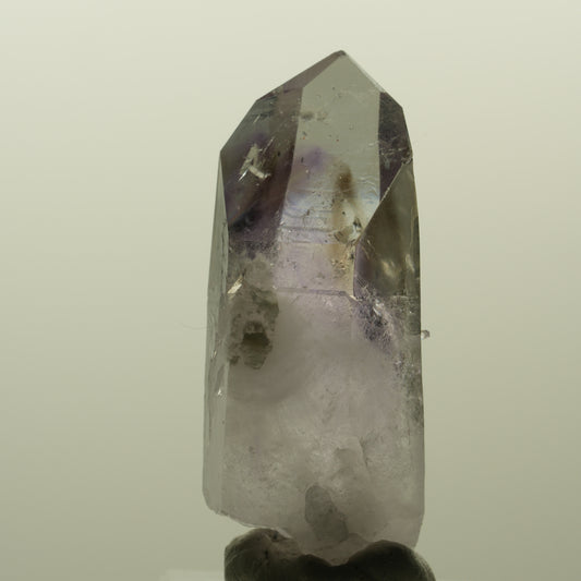 Lemurian Skelett Phantom Amethyst mit Prehnit Streep Mine, Namibia 43*19*17mm #15197