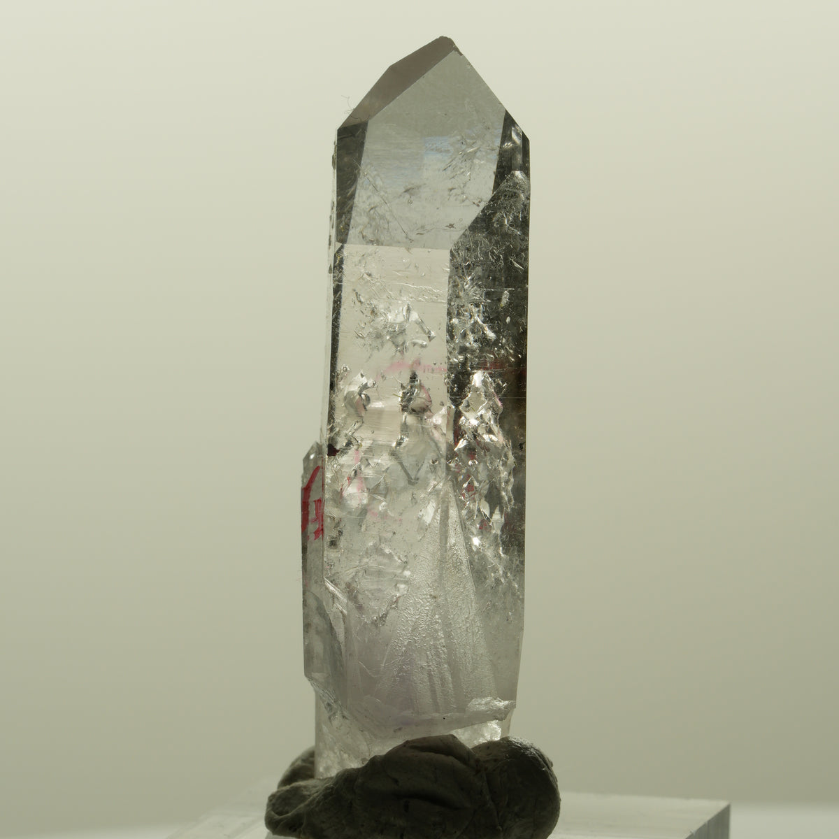 Enhydro Lemurian Phantom Amethyst, Hämatit, 2x Blase Streep Mine, Namibia 47*19*13mm #15201