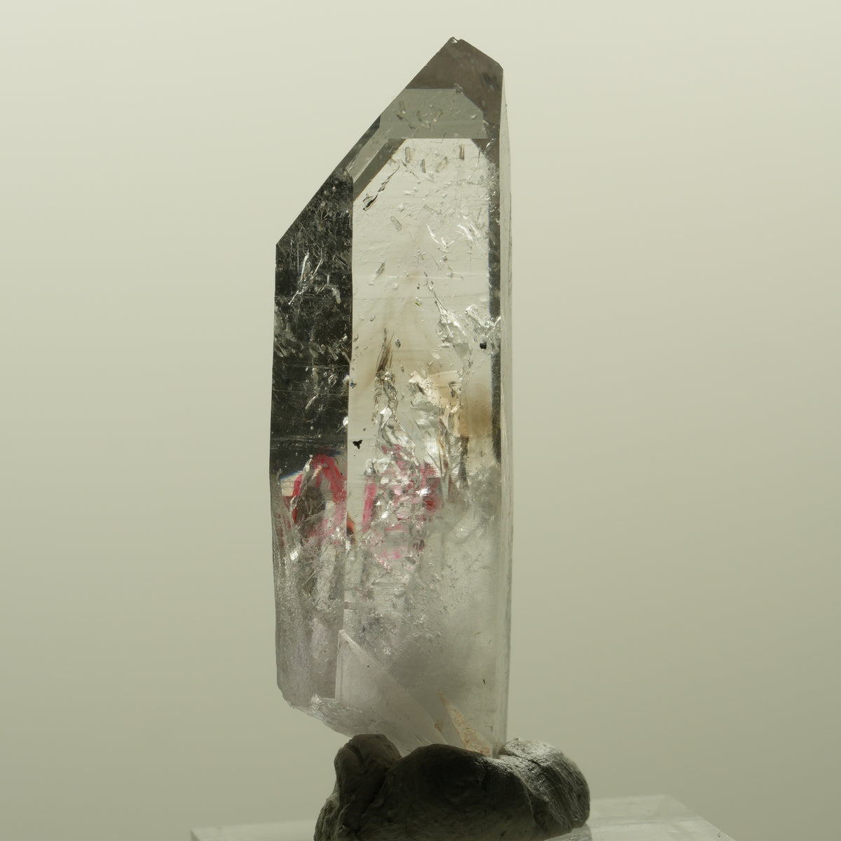 Enhydro Lemurian Phantom Amethyst, Hämatit, 2x Blase Streep Mine, Namibia 47*19*13mm #15201
