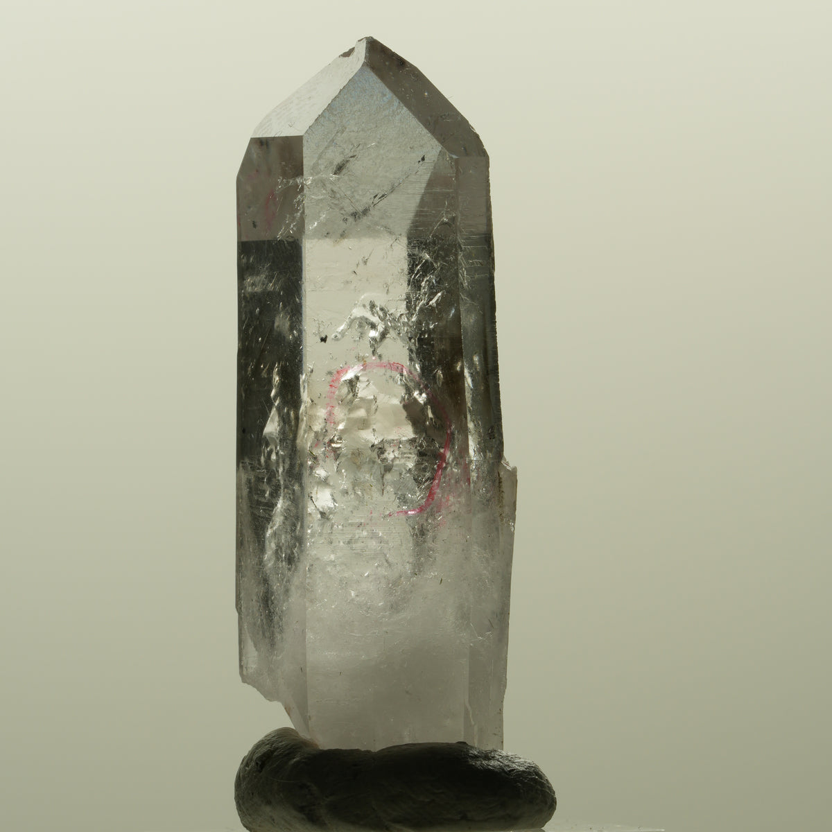 Enhydro Lemurian Phantom Amethyst, Hämatit, 2x Blase Streep Mine, Namibia 47*19*13mm #15201