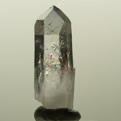 Enhydro Lemurian Phantom Amethyst, Hämatit, 2x Blase Streep Mine, Namibia 47*19*13mm #15201