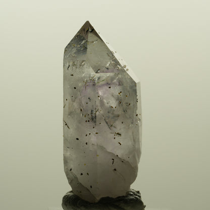 Harlekin Skelett Phantom Amethyst mit Epidot Streep Mine, Namibia 46*22*18mm #15203