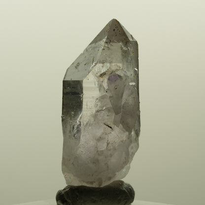 Harlekin Skelett Phantom Amethyst mit Epidot Streep Mine, Namibia 46*22*18mm #15203