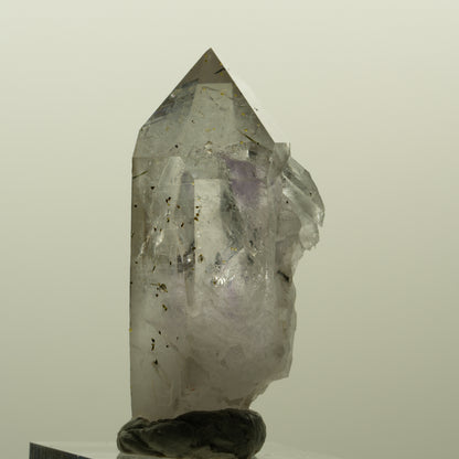 Harlekin Skelett Phantom Amethyst mit Epidot Streep Mine, Namibia 46*22*18mm #15203
