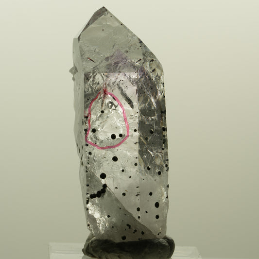 Enhydro Harlekin Lemurian Phantom Amethyst, 1x Blase Streep Mine, Namibia 50*23*14mm #15204