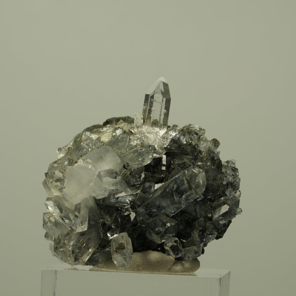 Starburst Quarz, Epidot auf Matrix Streep Mine, Namibia 35*34*25mm #15206