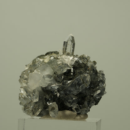 Starburst Quarz, Epidot auf Matrix Streep Mine, Namibia 35*34*25mm #15206