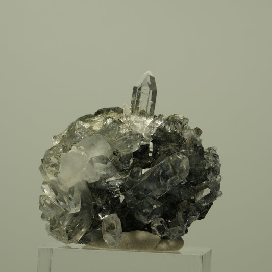 Starburst Quarz, Epidot auf Matrix Streep Mine, Namibia 35*34*25mm #15206