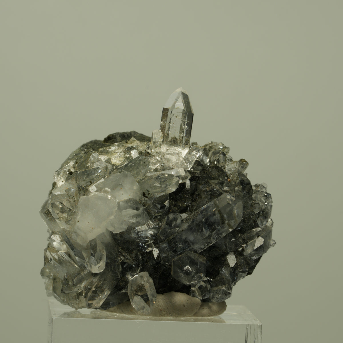 Starburst Quarz, Epidot auf Matrix Streep Mine, Namibia 35*34*25mm #15206