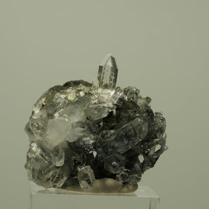 Starburst Quarz, Epidot auf Matrix Streep Mine, Namibia 35*34*25mm #15206