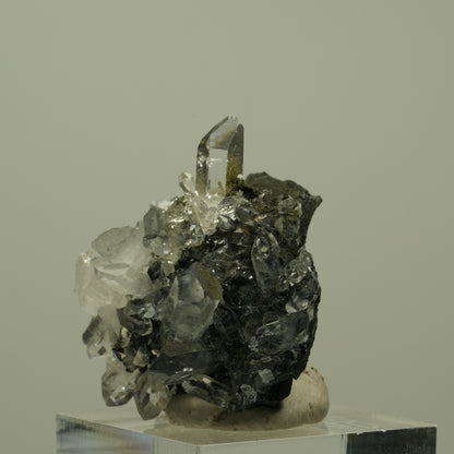 Starburst Quarz, Epidot auf Matrix Streep Mine, Namibia 35*34*25mm #15206