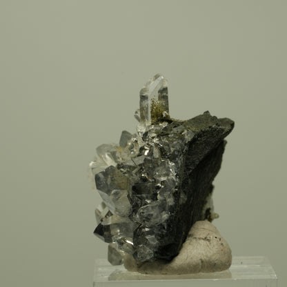 Starburst Quarz, Epidot auf Matrix Streep Mine, Namibia 35*34*25mm #15206