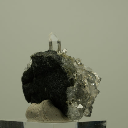 Starburst Quarz, Epidot auf Matrix Streep Mine, Namibia 35*34*25mm #15206