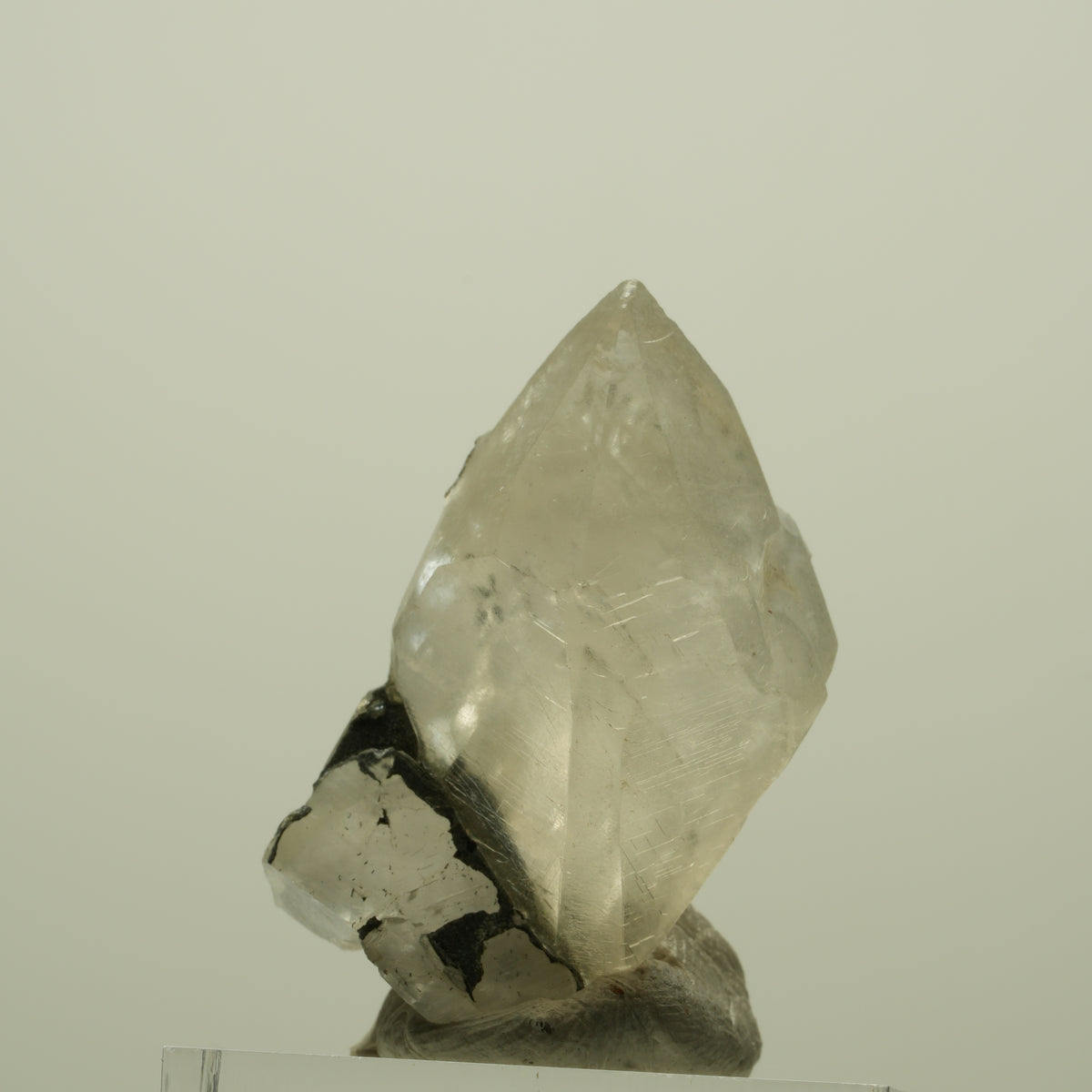 Klare Calcit Kristallspitze Streep Mine, Goboboseb, Namibia 33*19*19mm #15207