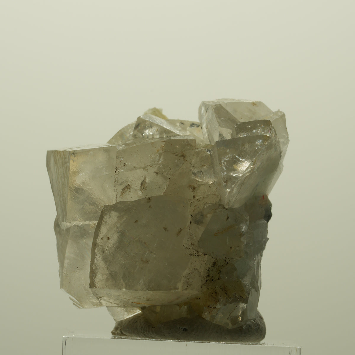 Calcit Würfel, Harlekin Quarz, Prehnit auf Matrix Streep Mine Namibia 30*30*25mm #15208