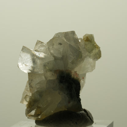 Calcit Würfel, Harlekin Quarz, Prehnit auf Matrix Streep Mine Namibia 30*30*25mm #15208