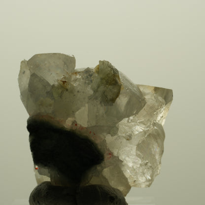 Calcit Würfel, Harlekin Quarz, Prehnit auf Matrix Streep Mine Namibia 30*30*25mm #15208