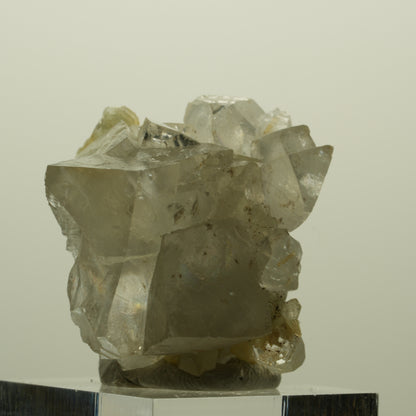 Calcit Würfel, Harlekin Quarz, Prehnit auf Matrix Streep Mine Namibia 30*30*25mm #15208