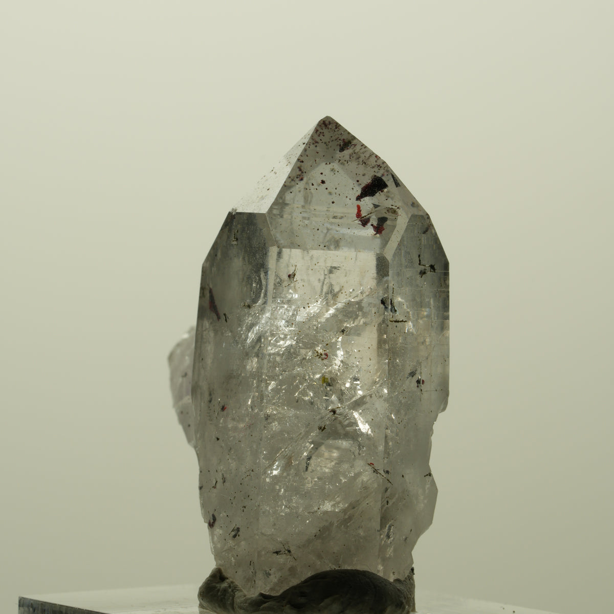 Enhydro Harlekin Skelett Phantom Amethyst, Epidot, 1x Blase Streep Mine Namibia 37*32*16mm #15209