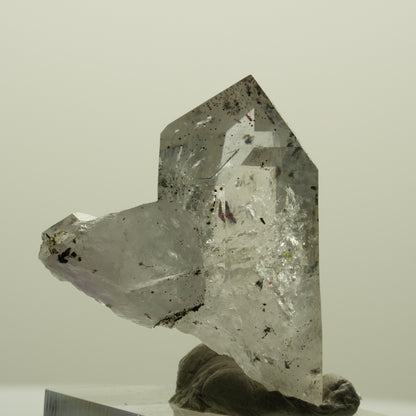 Enhydro Harlekin Skelett Phantom Amethyst, Epidot, 1x Blase Streep Mine Namibia 37*32*16mm #15209