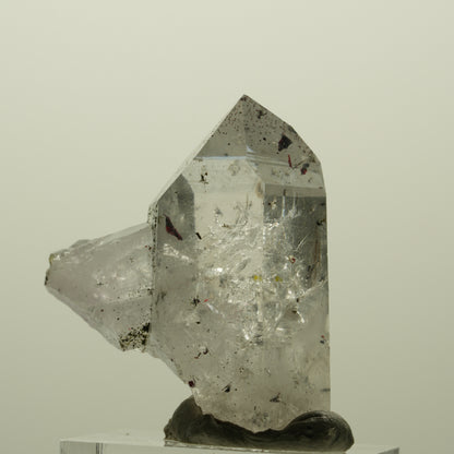 Enhydro Harlekin Skelett Phantom Amethyst, Epidot, 1x Blase Streep Mine Namibia 37*32*16mm #15209