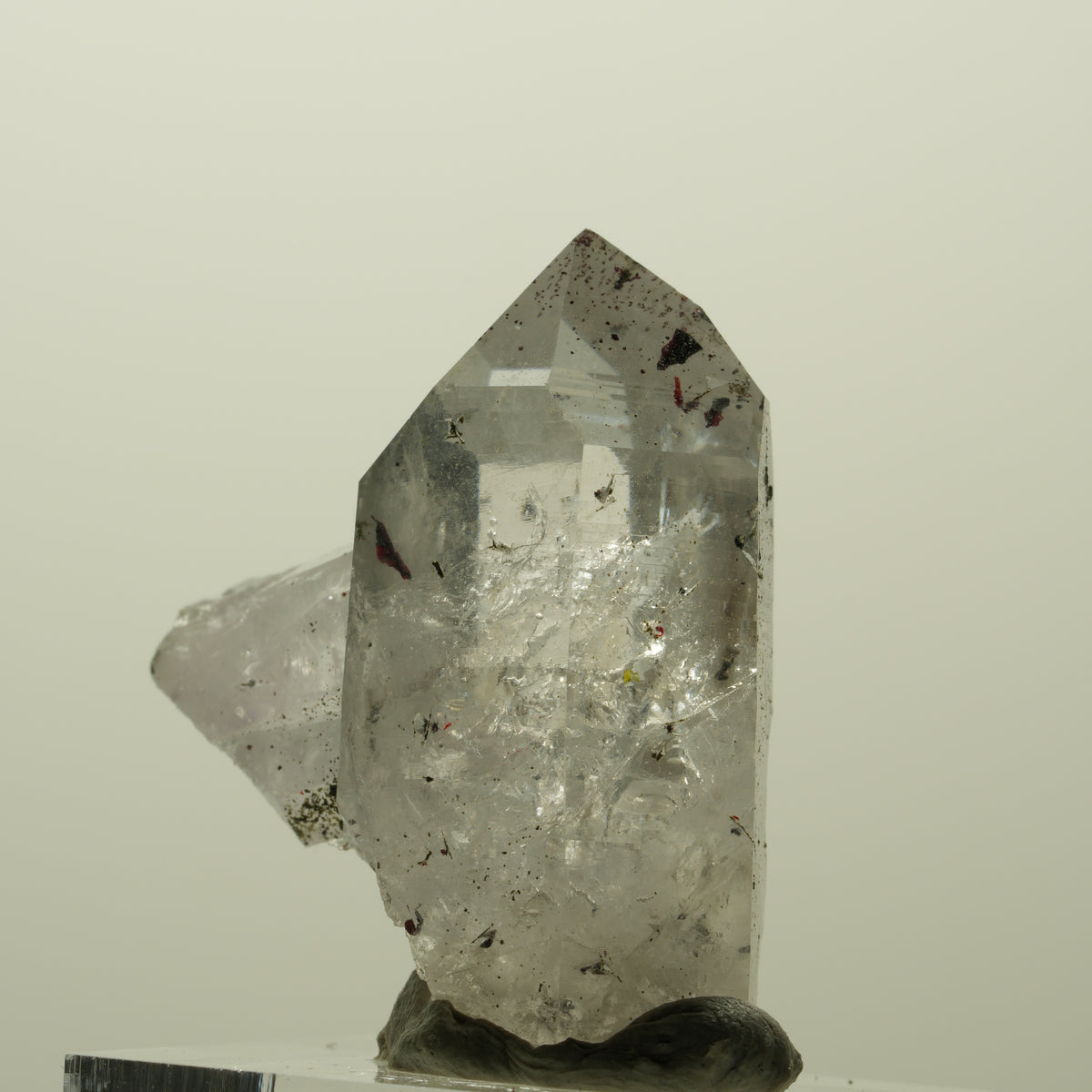 Enhydro Harlekin Skelett Phantom Amethyst, Epidot, 1x Blase Streep Mine Namibia 37*32*16mm #15209