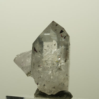 Enhydro Harlekin Skelett Phantom Amethyst, Epidot, 1x Blase Streep Mine Namibia 37*32*16mm #15209