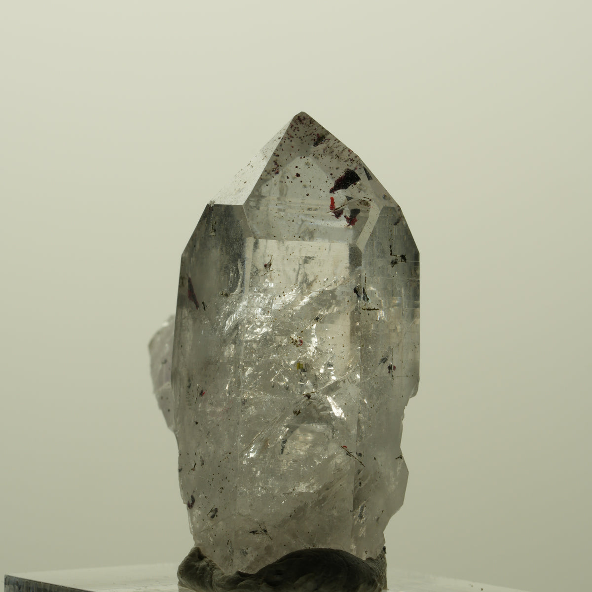 Enhydro Harlekin Skelett Phantom Amethyst, Epidot, 1x Blase Streep Mine Namibia 37*32*16mm #15209