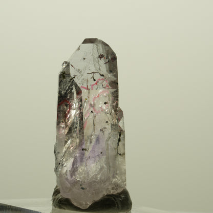 Enhydro Harlekin Skelett Phantom Amethyst Analcim, 3x Blase Streep Mine Namibia 36*17*15mm #15210