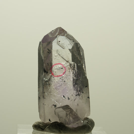 Enhydro Harlekin Skelett Phantom Amethyst Analcim, 1x Blase Streep Mine Namibia 34*20*16mm #15211