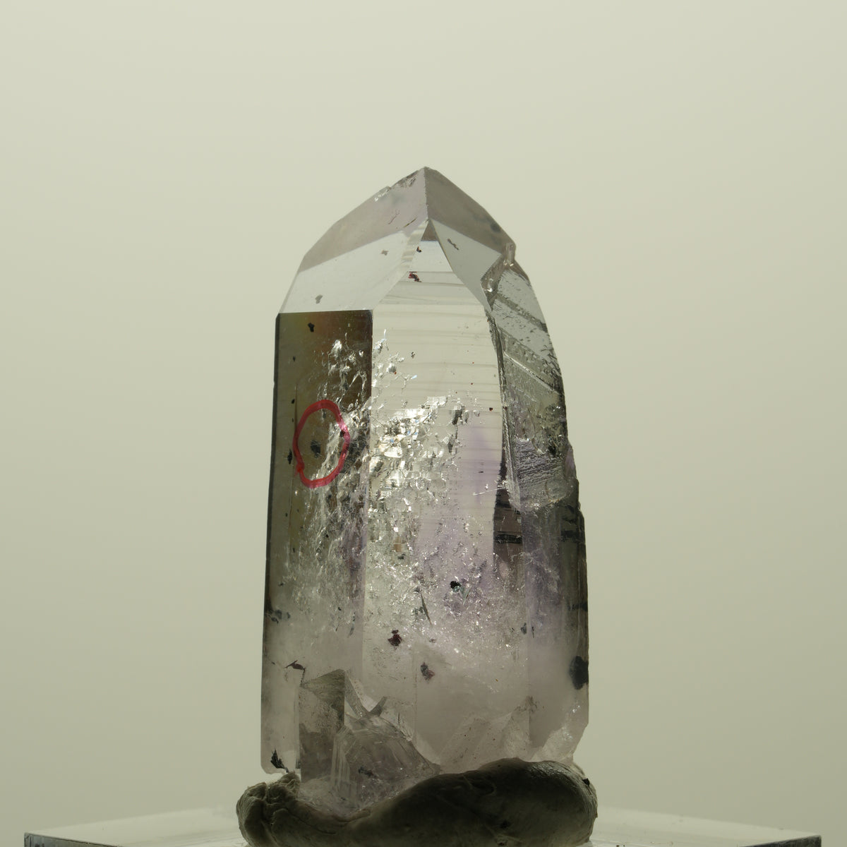 Enhydro Harlekin Skelett Phantom Amethyst Analcim, 1x Blase Streep Mine Namibia 34*20*16mm #15211