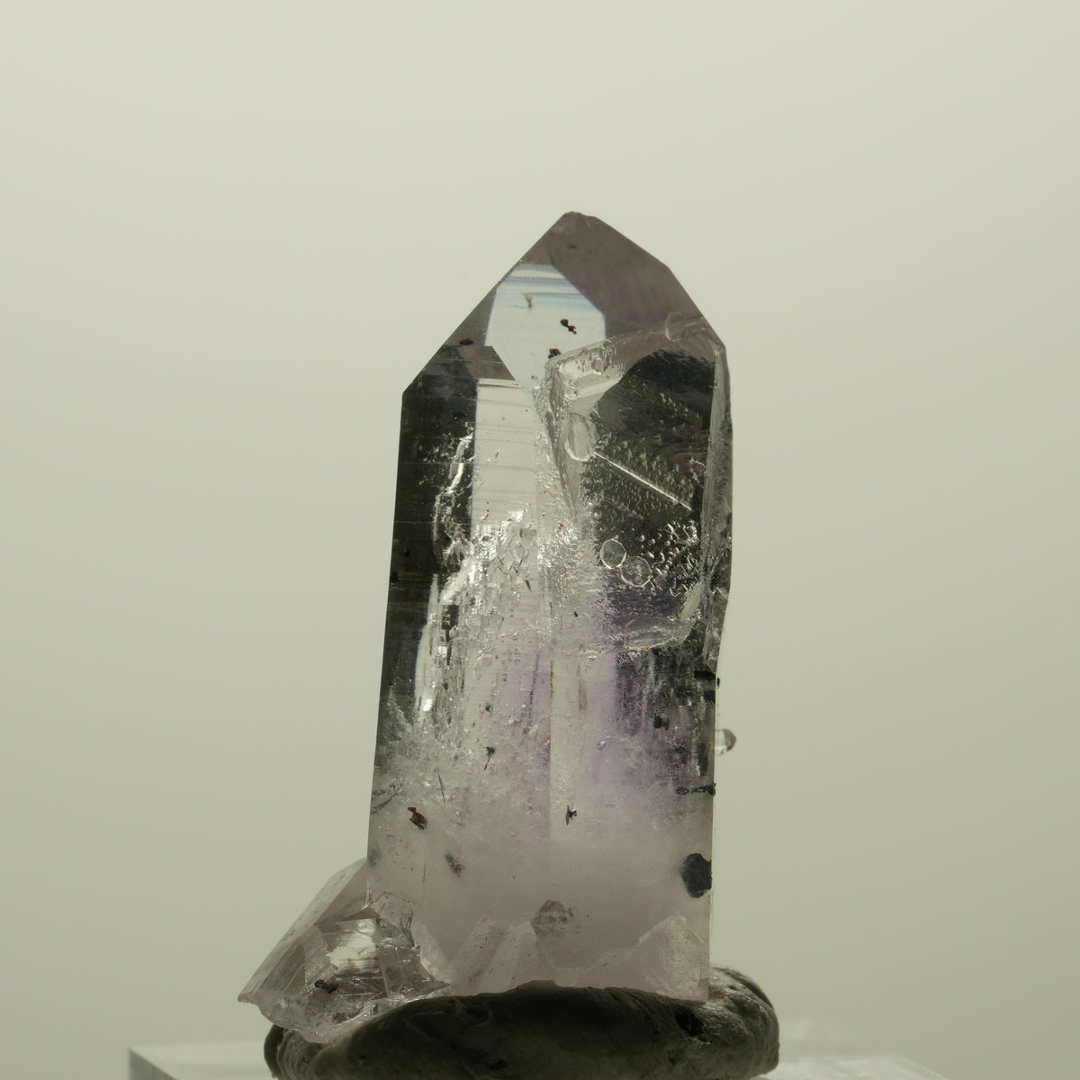 Enhydro Harlekin Skelett Phantom Amethyst Analcim, 1x Blase Streep Mine Namibia 34*20*16mm #15211