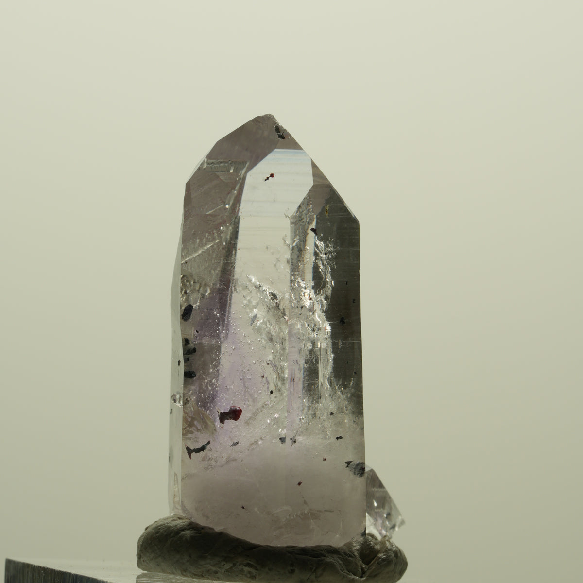 Enhydro Harlekin Skelett Phantom Amethyst Analcim, 1x Blase Streep Mine Namibia 34*20*16mm #15211