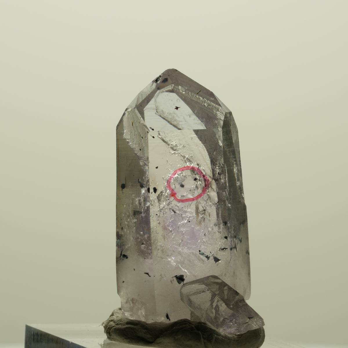 Enhydro Harlekin Skelett Phantom Amethyst Analcim, 1x Blase Streep Mine Namibia 34*20*16mm #15211