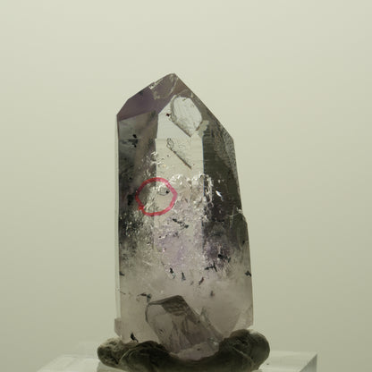 Enhydro Harlekin Skelett Phantom Amethyst Analcim, 1x Blase Streep Mine Namibia 34*20*16mm #15211