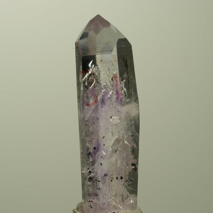 Enhydro Harlekin Skelett Phantom Amethyst Analcim, 1x Blase Streep Mine Namibia 43*12*11mm #15213