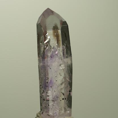Enhydro Harlekin Skelett Phantom Amethyst Analcim, 1x Blase Streep Mine Namibia 43*12*11mm #15213