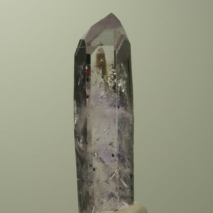 Enhydro Harlekin Skelett Phantom Amethyst Analcim, 1x Blase Streep Mine Namibia 43*12*11mm #15213