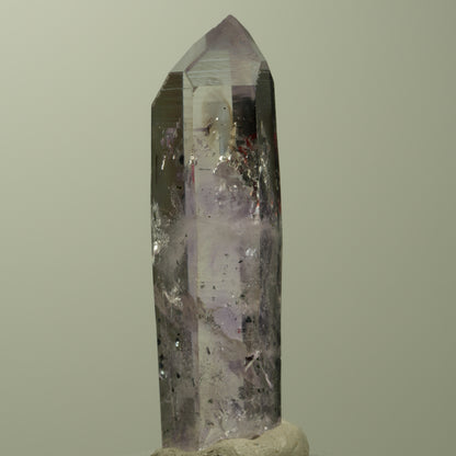 Enhydro Harlekin Skelett Phantom Amethyst Analcim, 1x Blase Streep Mine Namibia 43*12*11mm #15213