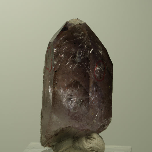 Enhydro Harlekin Skelett Phantom Amethyst Analcim, 3x Blase Streep Mine Namibia 38*20*17mm #15214