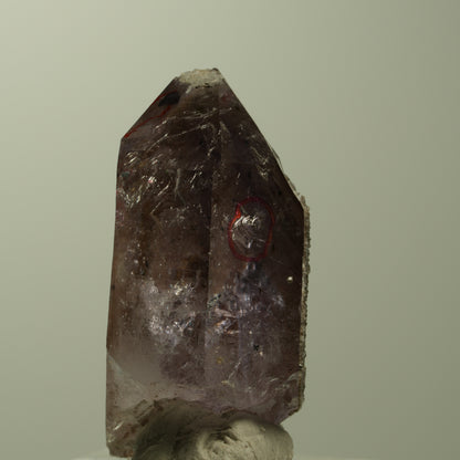 Enhydro Harlekin Skelett Phantom Amethyst Analcim, 3x Blase Streep Mine Namibia 38*20*17mm #15214