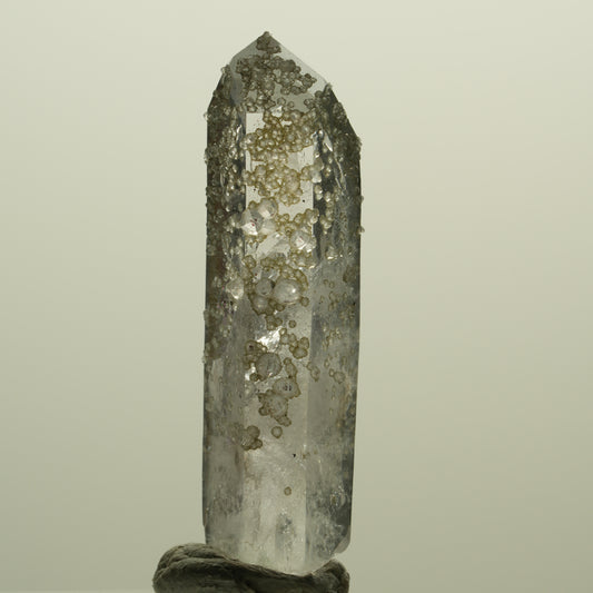 Seltene Skelett Phantom Amethyst mit Analcim Streep Mine, Namibia 45*13*11mm #15215