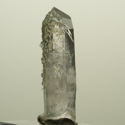 Seltene Skelett Phantom Amethyst mit Analcim Streep Mine, Namibia 45*13*11mm #15215
