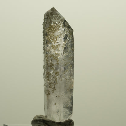 Seltene Skelett Phantom Amethyst mit Analcim Streep Mine, Namibia 45*13*11mm #15215