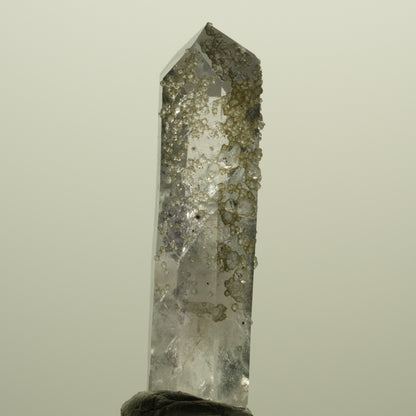 Seltene Skelett Phantom Amethyst mit Analcim Streep Mine, Namibia 45*13*11mm #15215