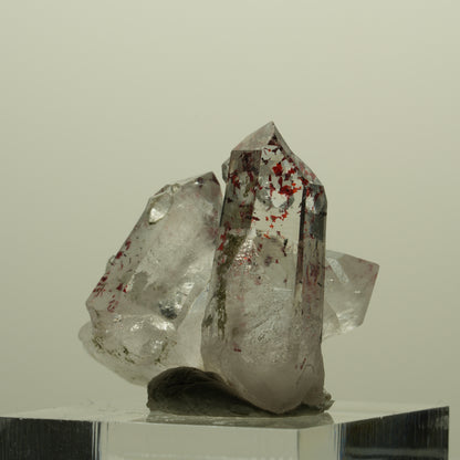 Harlekin Lemurian Rauchquarz mit Analcim Streep Mine, Namibia 30*25*18mm #15216