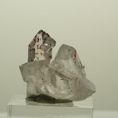 Harlekin Lemurian Rauchquarz mit Analcim Streep Mine, Namibia 30*25*18mm #15216