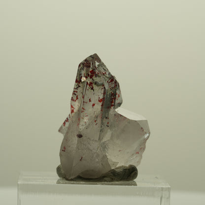 Harlekin Lemurian Rauchquarz mit Analcim Streep Mine, Namibia 30*25*18mm #15216